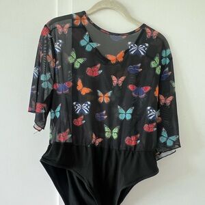 Cute summer top butterfly